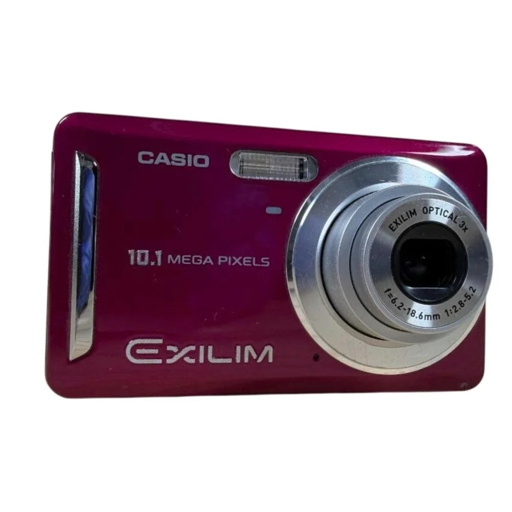 Casio Exilim EX-Z29 Digital Camera Red 10.1MP 3x Optical Zoom Compact Tested